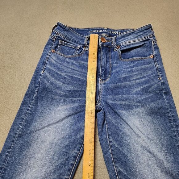 American Eagle Hi-Rise skinny jeans Size 2 regular Super Stretch - Picture 11 of 12